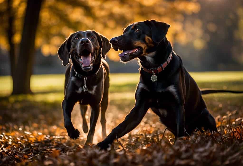 black lab plott hound mix