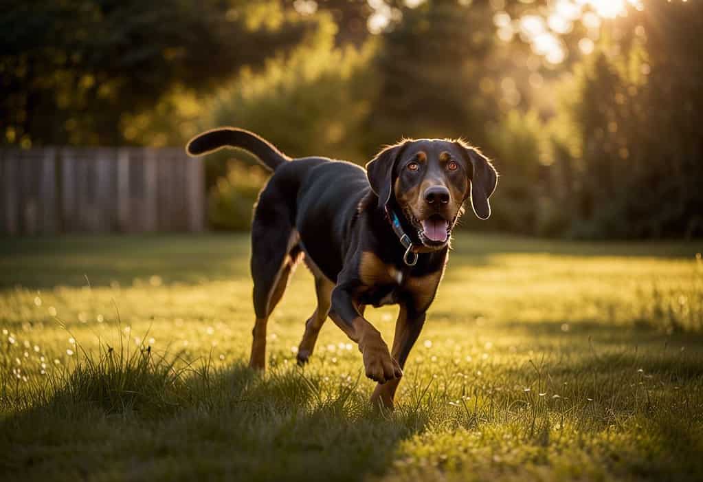 lab blue tick hound mix